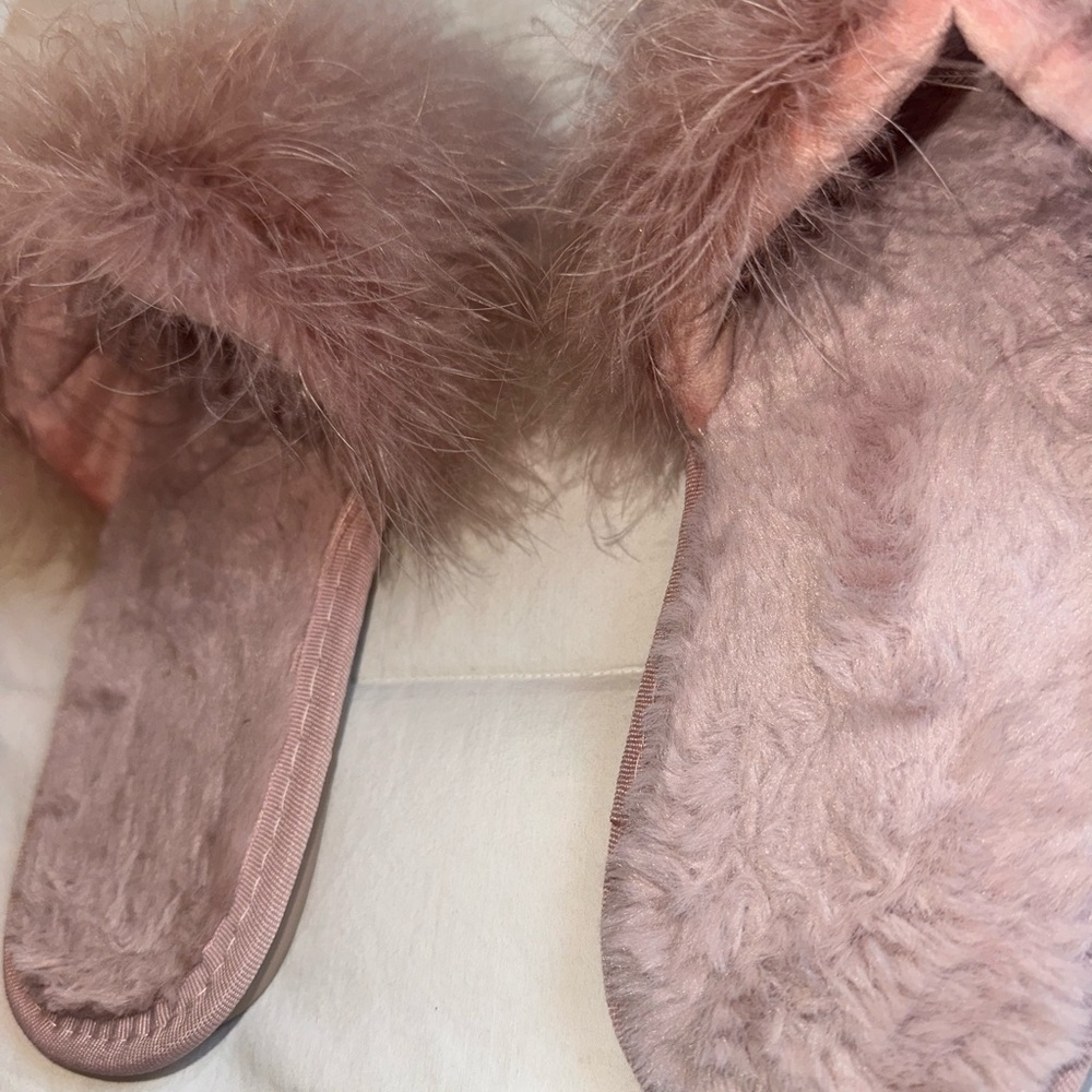 Women's Fluffy Ballet Pink House Slippers 💕🩰🎀